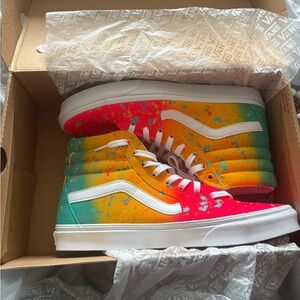 Vans Men’s Colorful Custom High-Top Sneakers
